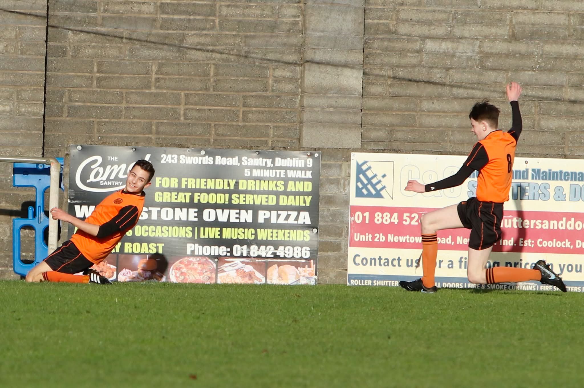Max Glogowski celebrating a goal